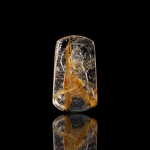 Mặt Phật Quan Thế Âm Bồ Tát - Tóc vàng bã mía #MTV0032