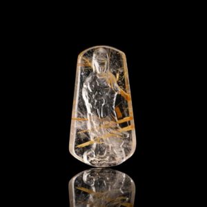 Mặt Phật Quan Thế Âm Bồ Tát – Tóc vàng bã mía #MTV0004