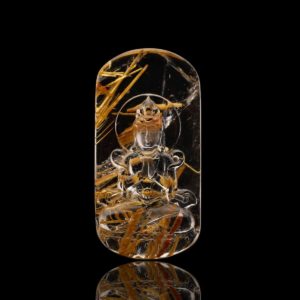 Mặt Phật Quan Thế Âm Bồ Tát – Tóc vàng bã mía #MTV0013