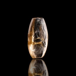 Mặt Phật Quan Thế Âm Bồ Tát - Tóc vàng bã mía #MTV0034