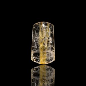 Mặt Phật Quan Thế Âm Bồ Tát - Tóc vàng bã mía #MTV0046