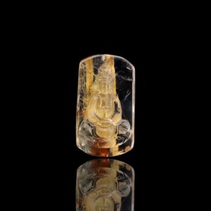 Mặt Phật Quan Thế Âm Bồ Tát - Tóc vàng bã mía #MTV0056