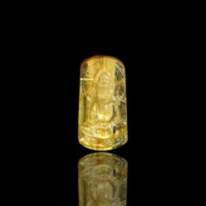 Mặt Phật Quan Thế Âm Bồ Tát - Tóc vàng bã mía #MTV0060