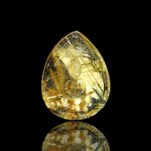 Mặt Phật Quan Thế Âm Bồ Tát - Tóc vàng bã mía #MTV0061