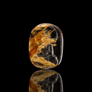 Mặt Phật Quan Thế Âm Bồ Tát - Tóc vàng bã mía #MTV0075