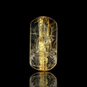 Mặt Phật Quan Thế Âm Bồ Tát - Tóc vàng bã mía #MTV0110