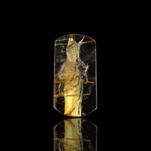 Mặt Phật Quan Thế Âm Bồ Tát - Tóc vàng bã mía #MTV0116