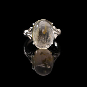 Nhẫn Thạch Anh Tóc Vàng #NTA0004