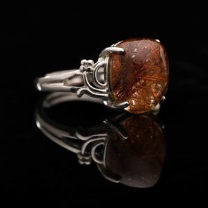 Nhẫn Thạch Anh Tóc Đỏ #NTA0012 - Ảnh 3