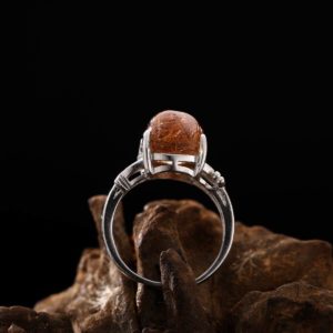 Nhẫn Thạch Anh Tóc Đỏ #NTA0012 - Ảnh 4