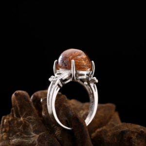 Nhẫn Thạch Anh Tóc Đỏ #NTA0012 - Ảnh 5