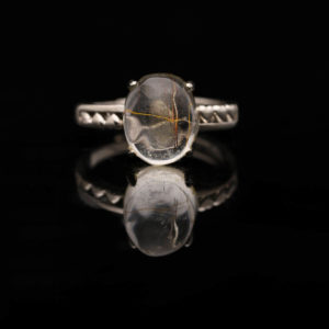 Nhẫn Thạch Anh Tóc Vàng #NTA0017