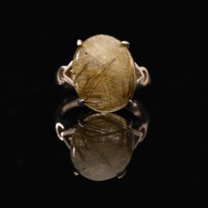 Nhẫn Thạch Anh Tóc Vàng #NTA0023