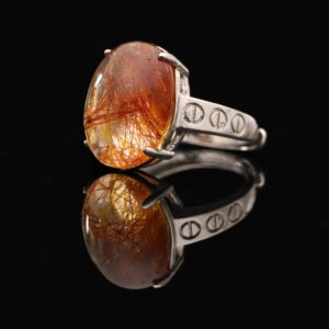 Nhẫn Thạch Anh Tóc Đỏ #NTA0024 - Ảnh 3