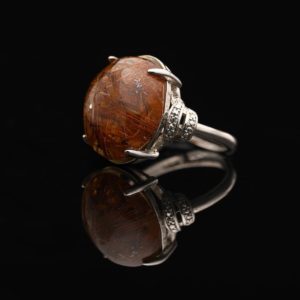 Nhẫn Thạch Anh Tóc Đỏ #NTA0027 - Ảnh 2