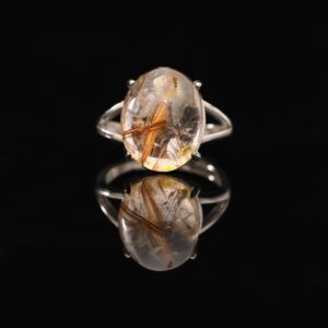 Nhẫn Thạch Anh Tóc Đỏ #NTA0030