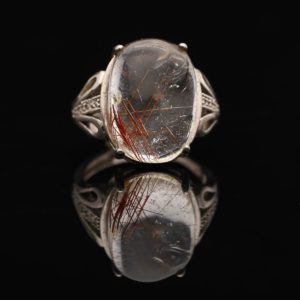 Nhẫn Thạch Anh Tóc Đỏ #NTA0031