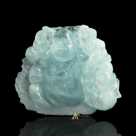Mặt Phật Di Lặc Aquamarine #MAQ0001