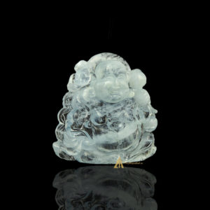 Mặt Phật Di Lặc Aquamarine #MAQ0003
