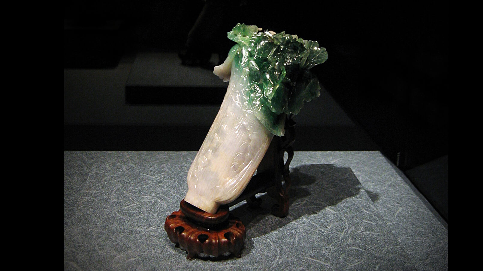 Cẩm Thạch - Jadeite Cabbage (Nguồn: <a href="https://en.wikipedia.org/wiki/Jadeite_Cabbage">Wiki</a>)