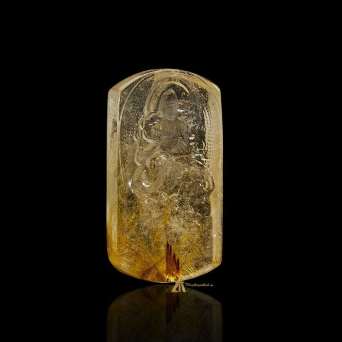 Mặt Phật Phổ Hiền Bồ Tát - Tóc vàng bã mía #MTV0193