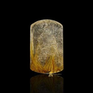 Mặt Phật Bất Động Minh Vương - Tóc vàng bã mía #MTV0200