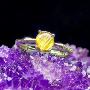 Nhẫn Thạch Anh Tóc Vàng #NTV-A30-005