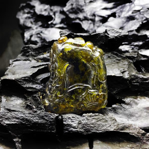 Mặt Phật Di Lặc Tourmaline #MTM0009 - Ảnh 2