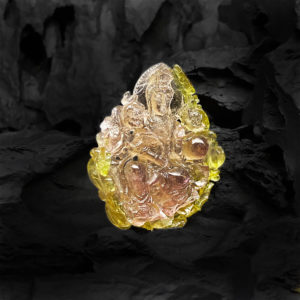 Mặt Quan Thế Âm Bồ Tát Tourmaline #MTM0014 - Ảnh 2