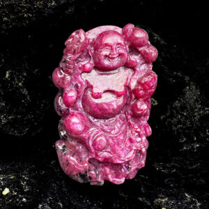 Mặt Phật Di Lặc Ruby #MRB-0321-04 - Ảnh 3