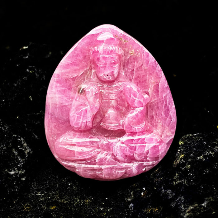 Mặt Phật A Di Đà Ruby #MRBT-0309-12 1