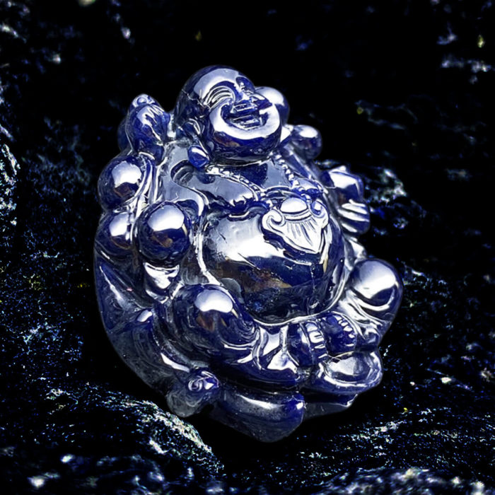 Mặt Phật Di Lặc Sapphire #MSP-0310-01 5