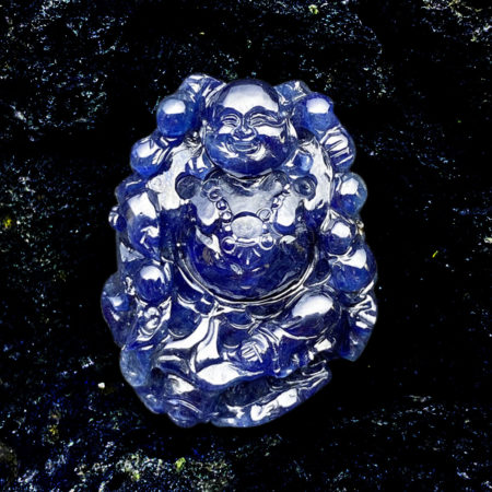 Mặt Phật Di Lặc Sapphire #MSP-0310-02 5