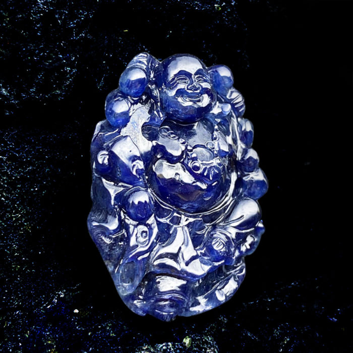Mặt Phật Di Lặc Sapphire #MSP-0310-02 3