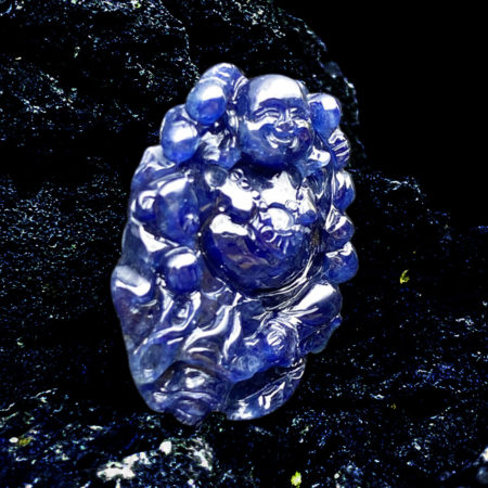 Mặt Phật Di Lặc Sapphire #MSP-0310-03 7
