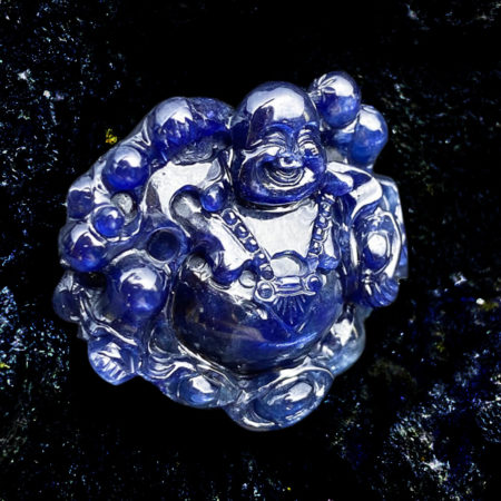 Mặt Phật Di Lặc Sapphire #MSP-0310-03 10