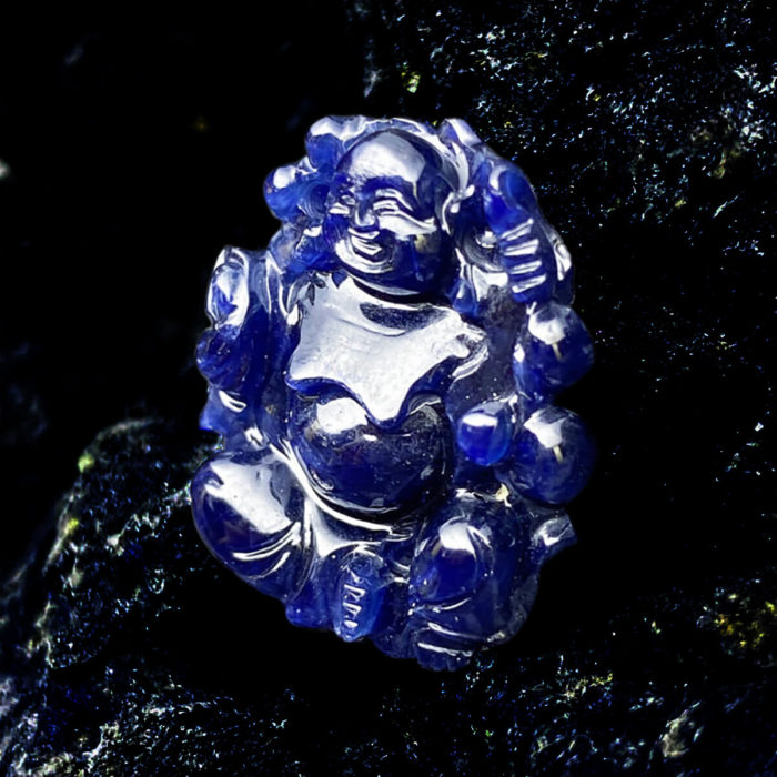 Mặt Phật Di Lặc Sapphire #MSP-0310-10 3