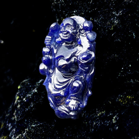 Mặt Phật Di Lặc Sapphire #MSP-0310-15 6