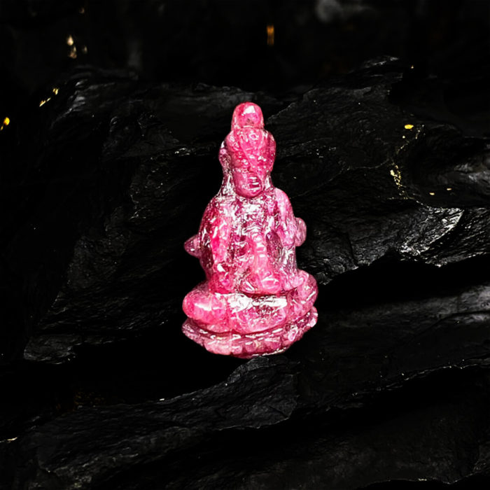 Mặt Quan Thế Âm Bồ Tát Ruby Tự Nhiên #MRB-0404-02 2