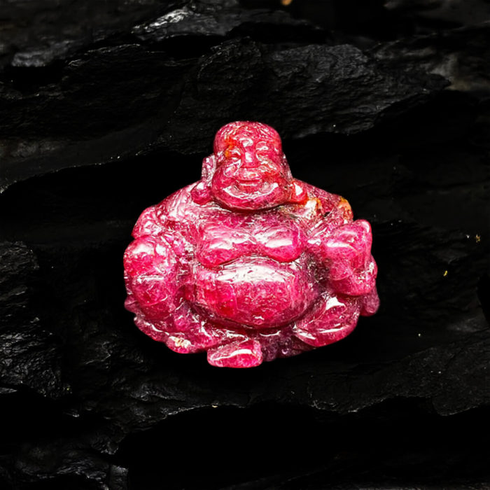 Mặt Phật Di Lặc Ruby Tự Nhiên #MRB-0404-05 1