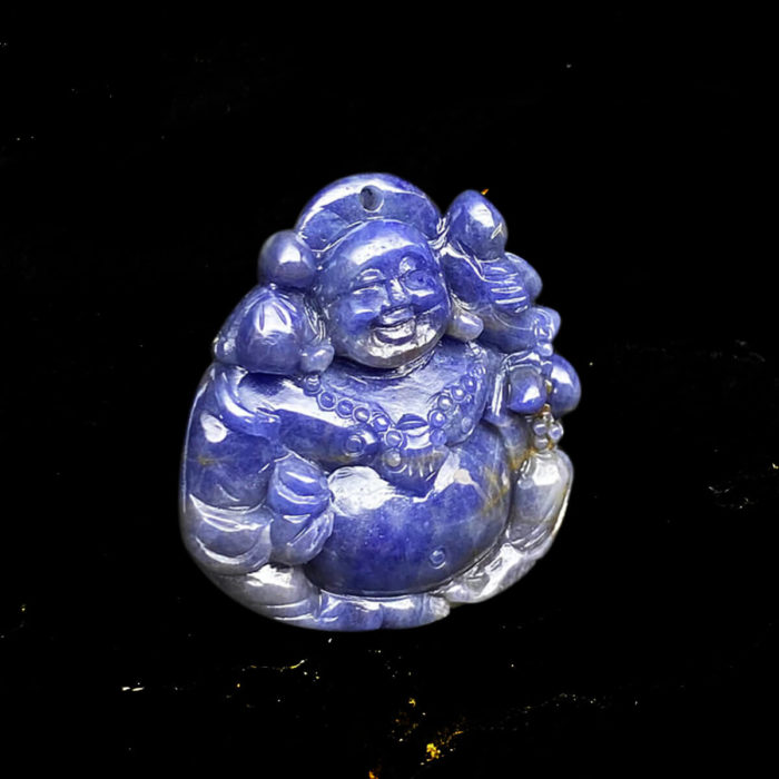 Mặt Phật Di Lặc Sapphire Tự Nhiên #MSP-0406-06 2