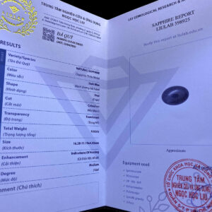 Mặt Nhẫn Đá Sapphire Thiên Nhiên #MSP-0519-03 - Ảnh 5