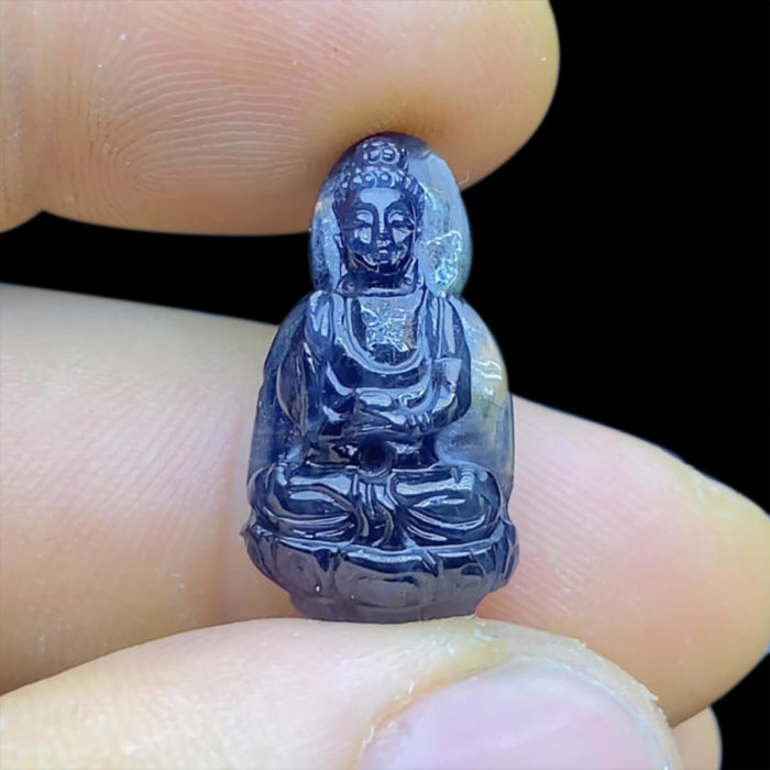 Mặt Phật A Di Đà Sapphire Lục Yên #MSP-0718-01 1
