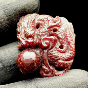 Mặt Rồng - Huyết Long Phun Châu - Đá Ruby #MRB-0814-01