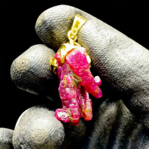 Mặt Tinh Thể Ruby Lục Yên - Vỏ Vàng #MRB-0814-02