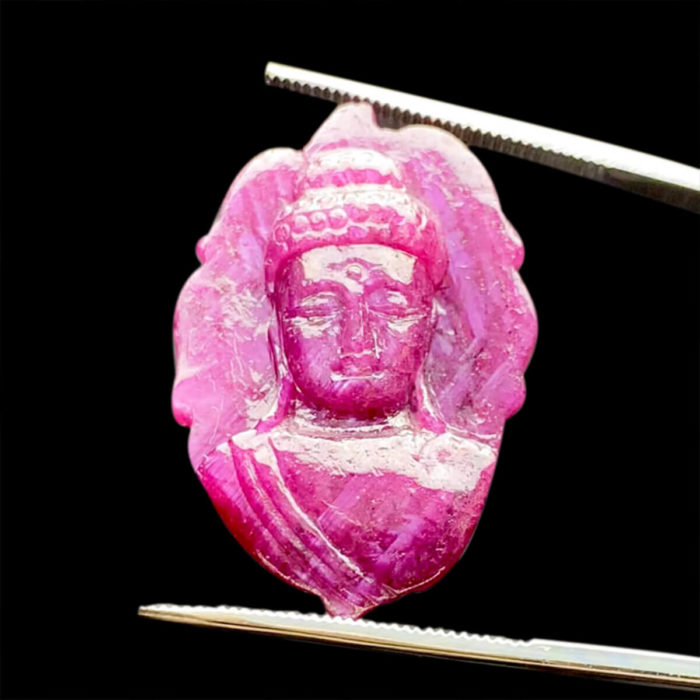 Mặt Phật A Di Đà Ruby Tự Nhiên #MRB-0825-01 1