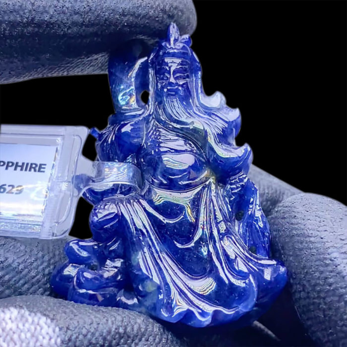 Mặt Quan Thánh Đế Quân Sapphire #MSP-0805-01 1