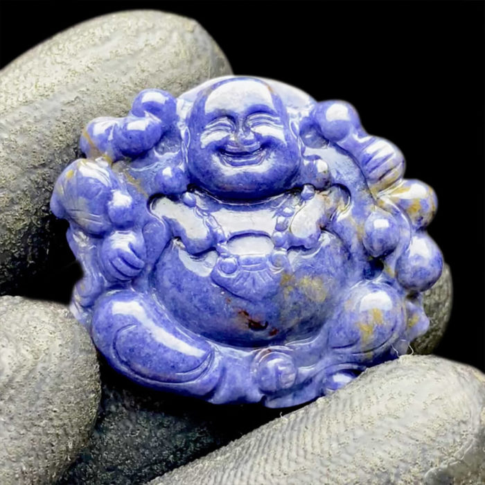 Mặt Phật Di Lặc Sapphire Xanh Hero #MSP-0826-09 1