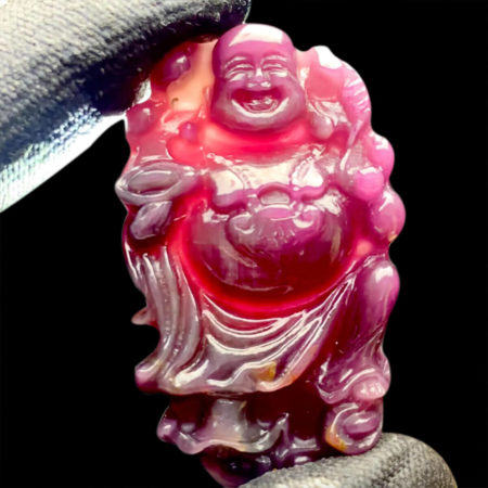 Mặt Phật Di Lặc Ruby Tự Nhiên #MRB-0903-02 3