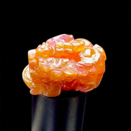 Mặt Dây Chuyền Cụ Tỳ Hưu Ruby Cộng Sinh Sapphire Lục Yên #MRB-0903-04 3